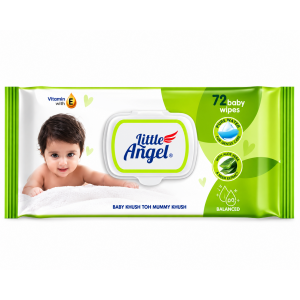 LITTLE ANGEL BABY WIPES 72N