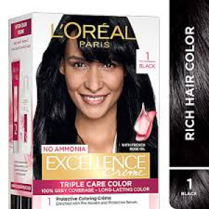 LOREAL EXCELLENCE BLACK H.COLOR 100G