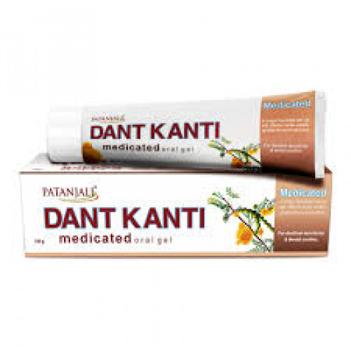 PATANJALI DANT KANTI MEDICATED GEL 100G