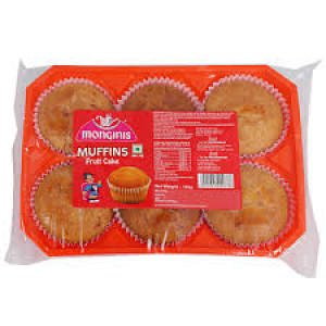 MONGINIS FRUIT MUFFINS CAKE 180G