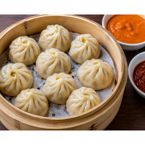 CHICKEN STEAM MOMOS