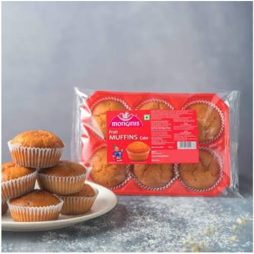 MONGINIS FRUIT MUFFINS CAKE 180G MONGINIS FRUIT MUFFINS CAKE 180G