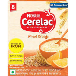 NESTLE CERELAC WHEAT ORANGE 8TO24 MONTHS