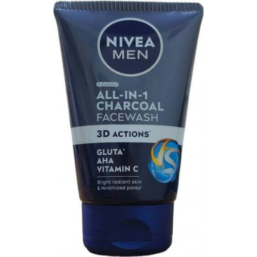 NIVEA ALL IN ONE CHARCOAL FACEWASH 100G