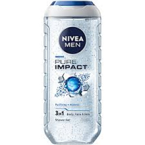 NIVEA MEN IMPACT SHOWER GEL 250ML NIVEA MEN IMPACT SHOWER GEL 250ML