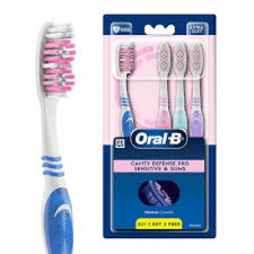 ORAL B SENSITIVE EXTRA SOFT BRUSH 4SET