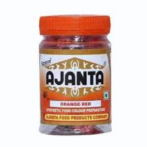 AJANTA FOOD COLOUR ORANGE RED 100G