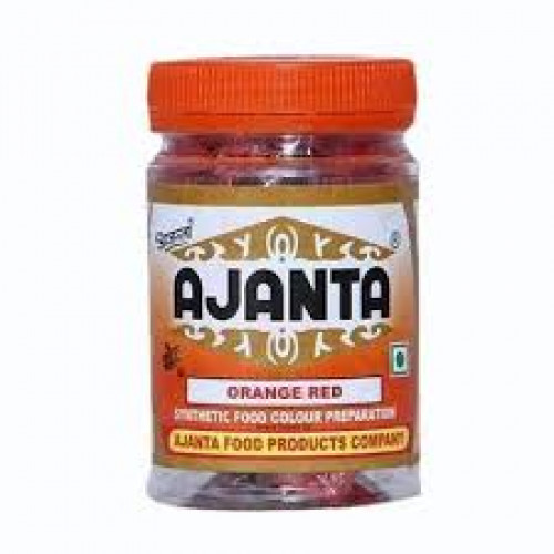 AJANTA FOOD COLOUR ORANGE RED 100G AJANTA FOOD COLOUR ORANGE RED 100G