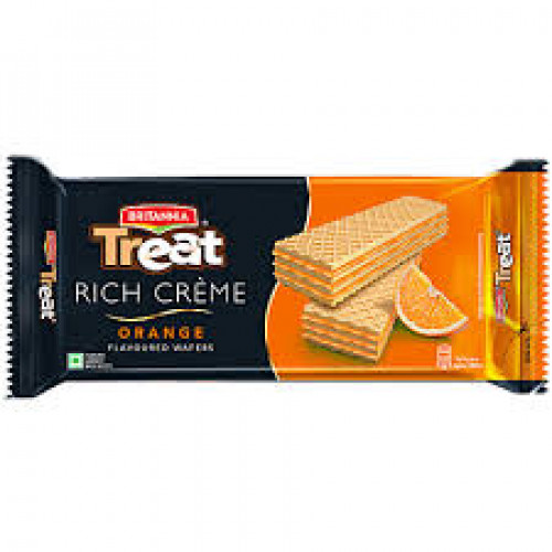 BRITANNIA TREAT ORANGE WAFERS 50G