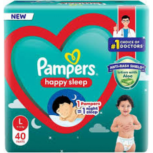 PAMPERS L 40 PANTS