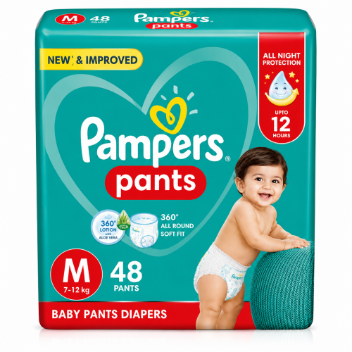 PAMPERS M 48 PANTS