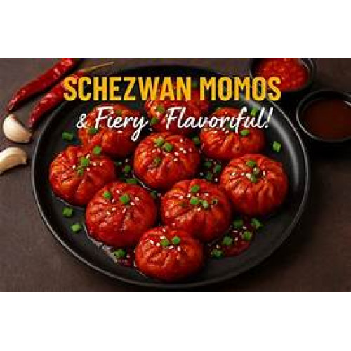 PANEER SCHEZWAN MOMOS