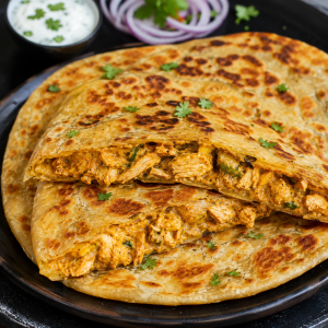 CHICKEN MUGHLAI PARATHA