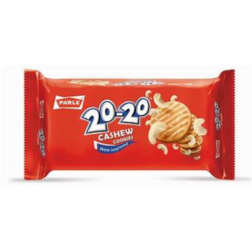 PARLE 20-20 CASHEW COOKIES 200G
