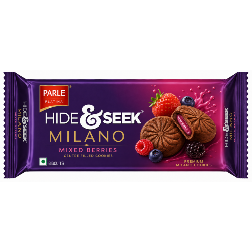 PARLE HIDE@SEEK MILANO MIXED BERRIES 60G