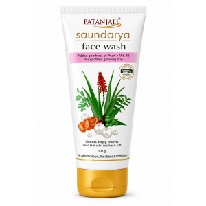 PATANJALI SAUNDARYA FACE WASH 100G PATANJALI SAUNDARYA FACE WASH 100G