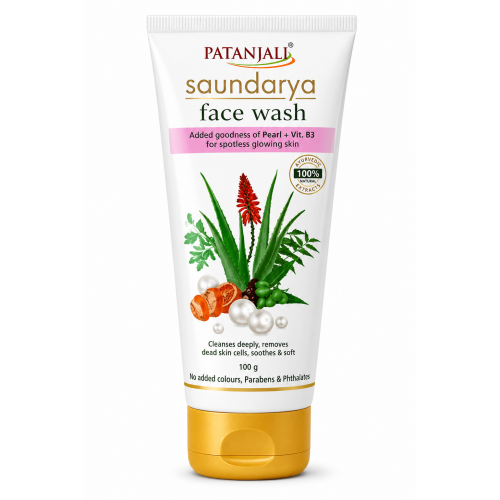 PATANJALI SAUNDARYA FACE WASH 100G