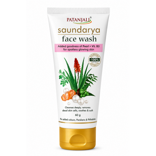 PATANJALI SAUNDARYA FACE WASH 60G