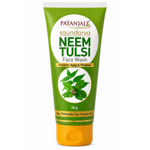 PATANJALI SAUNDARYA NEEM TULSI FACEWASH 60G PATANJALI SAUNDARYA NEEM TULSI FACEWASH 60G