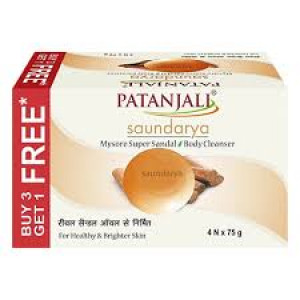 PATANJALI HONEY-KESAR BODY CLEANSER 125G*4