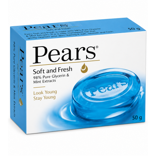 PEARS SOFT @ FRESH SOAP 50G
