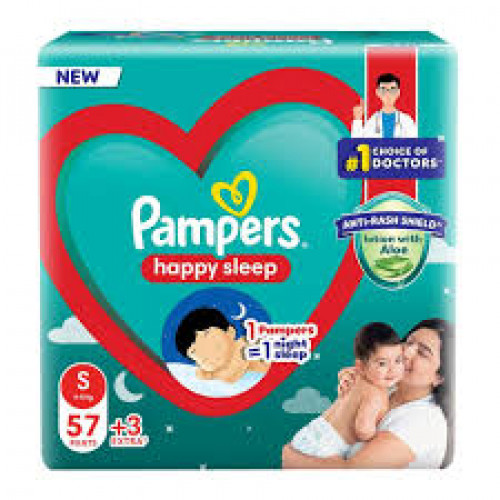 PAMPERS S 57+3 PANTS