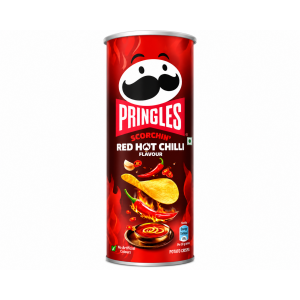 PRINGLES RED HOT CHILLI 102G PRINGLES RED HOT CHILLI 102G