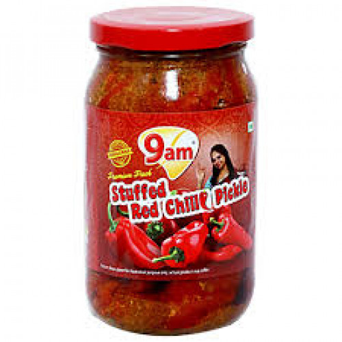 9AM RED CHILLI PICKLE 400G