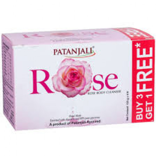 PATANJALI ROSE BODY CLEANSER 4*125G