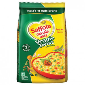 SAFFOLA MASALA OATS VEGGIE TWIST 500G
