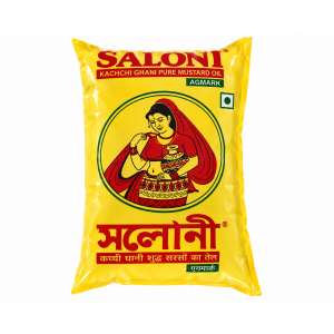 SALONI KACHI GHANI MUSTARD OIL 1000ML SALONI KACHI GHANI MUSTARD OIL 1000ML