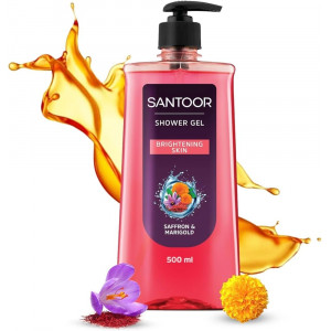SANTOOR SAFFRON @ MARIGOLD SHOWER GEL 500ML SANTOOR SAFFRON @ MARIGOLD SHOWER GEL 500ML
