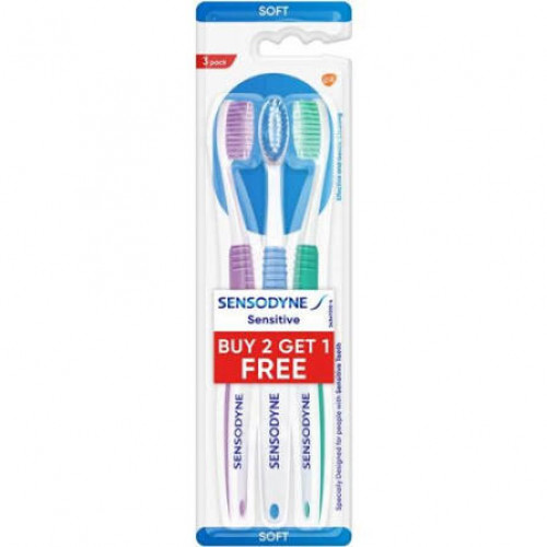 SENSODYNE SOFT BRUSH B2G1 FREE