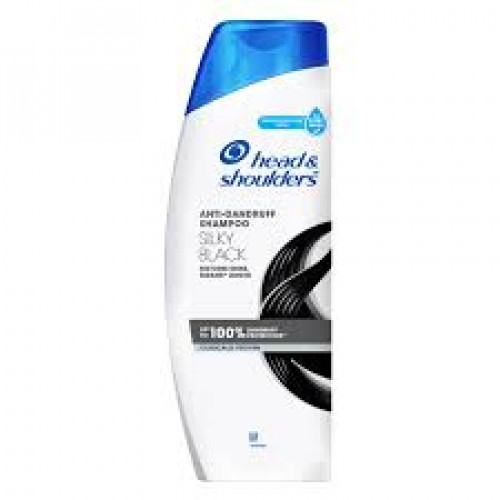 HEAD @ SHOULDERS SILKY BLACK SHAMPOO 340ML
