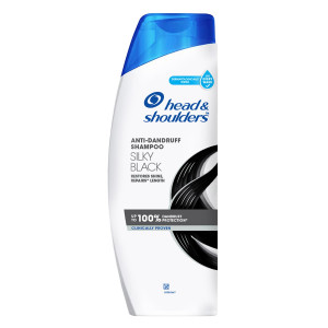 HEAD @ SHOULDERS SILKY BLACK 340ML