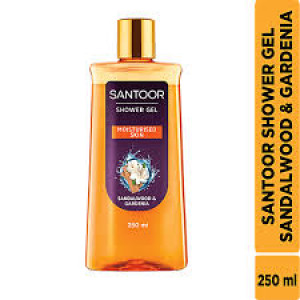 SANTOOR SHOWER GEL SANDAL@GARDENIA 250ML