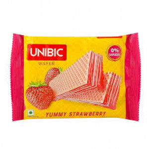 UNIBIC STRAWBERRY WAFER 35G