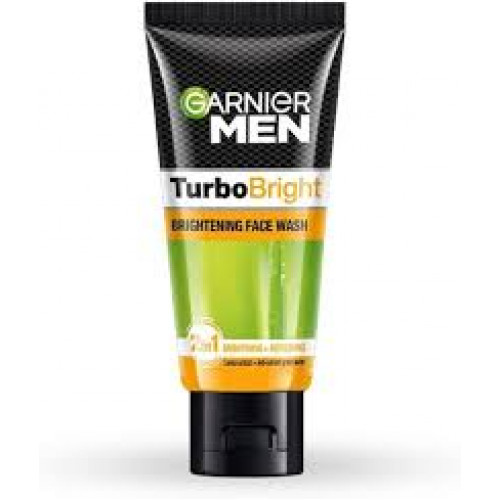 GARNIER MEN TURBO BRIGHT FACE WASH 50G