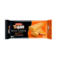 BRITANNIA TREAT WAFERS ORANGE 55G