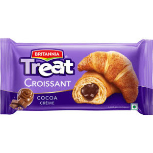 BRITANNIA TREAT CROISSANT COCOA CREME 225G