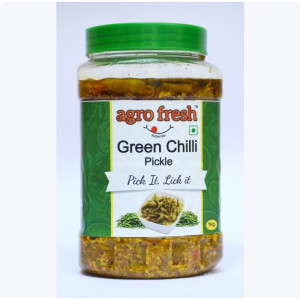 AGRO FRESH GREEN CHILLI PICKLE 1KG AGRO FRESH GREEN CHILLI PICKLE 1KG