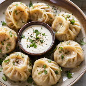 VEG AFGHANI MOMOS