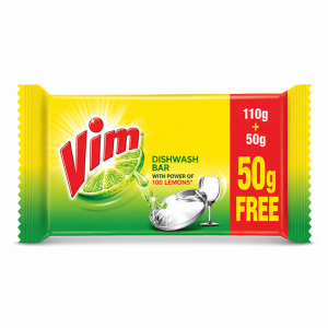 VIM DISHWASH BAR 110G+50G FREE