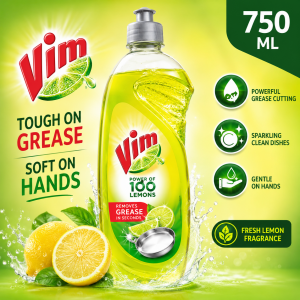 VIM DISHWASH LIQUID 750ML