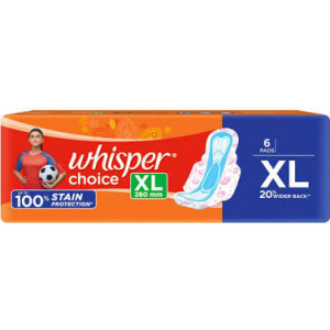WHISPER XL 6PADS