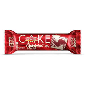 BRITANNIA GOBBLES RED VELVET CAKE 110G