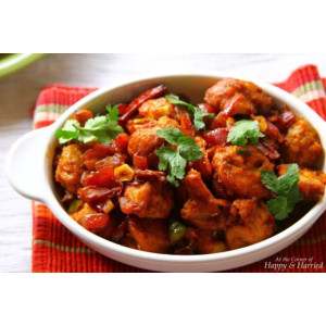 MUSHROOM CHILLI DRY