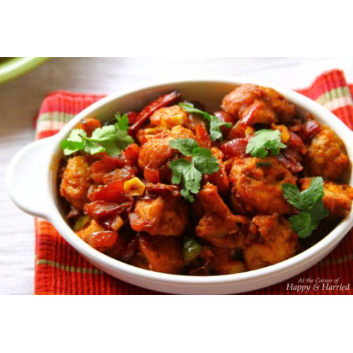 MUSHROOM CHILLI DRY