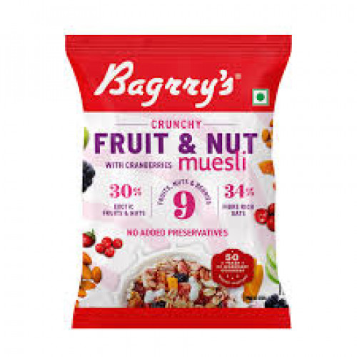 BAGRRYS FRUIT@NUT MUESLI 40G