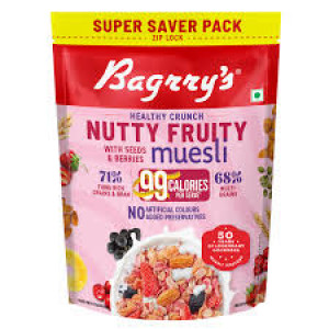 BAGRRYS NUTTY FRUITY MUESLI 425G